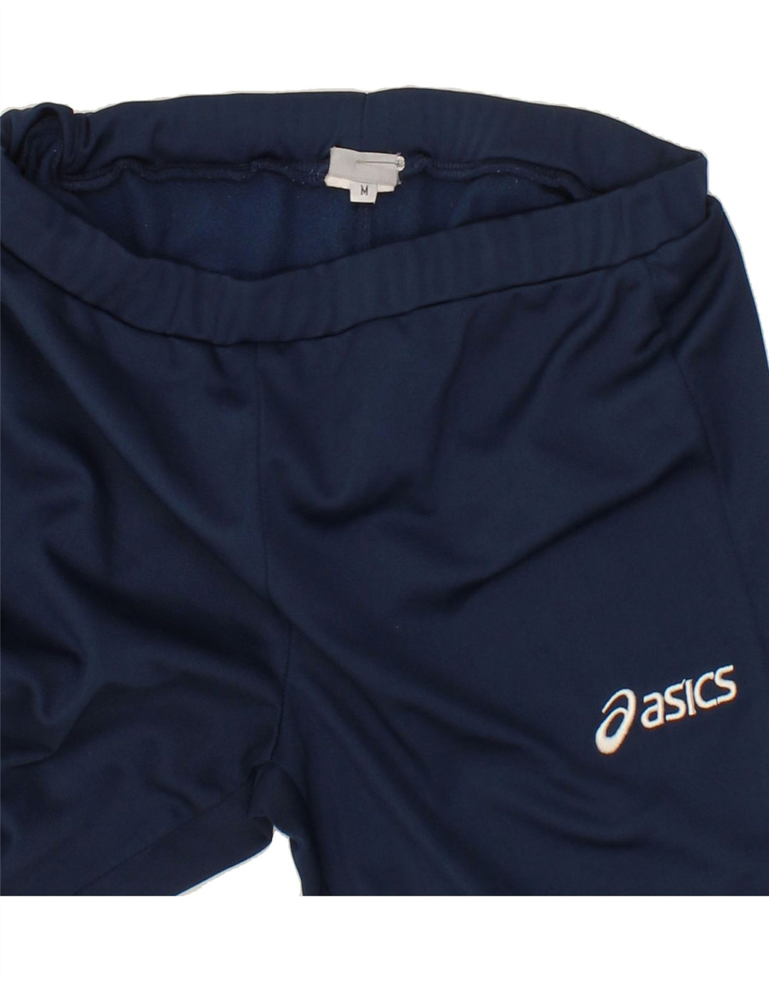 ASICS Womens Tracksuit Trousers UK 14 Medium Navy Blue Polyester Vintage Asics and Second-Hand Asics from Messina Hembry 