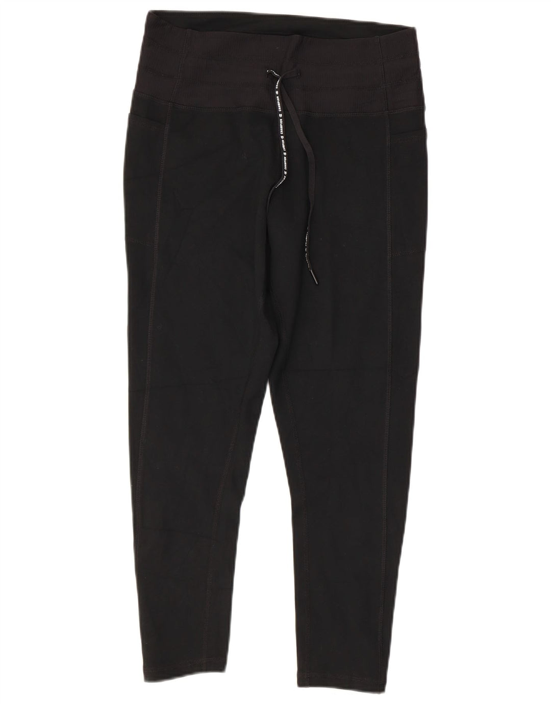CHAMPION Dame Capri Leggings UK 14 Large Black Polyester