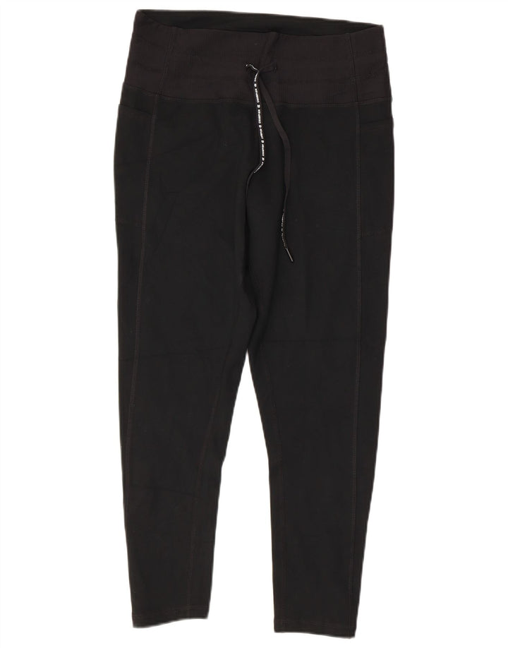 CHAMPION Dame Capri Leggings UK 14 Large Black Polyester
