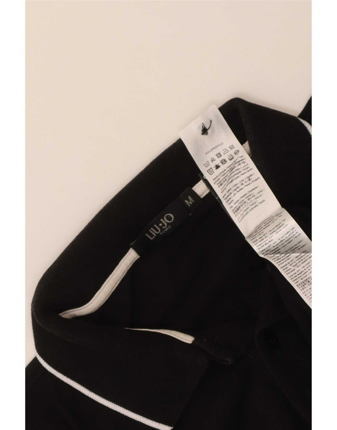 Liu Jo Herre poloshirt Medium Sort Bomuld