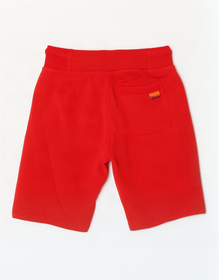 Superdry grafiske sportsshorts til mænd XS rød bomuld