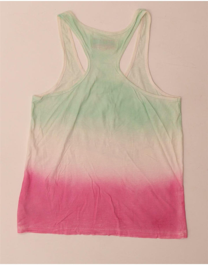 Superdry Grafisk T-shirt top til kvinder, UK 10 Small Multicolor Tie Dye