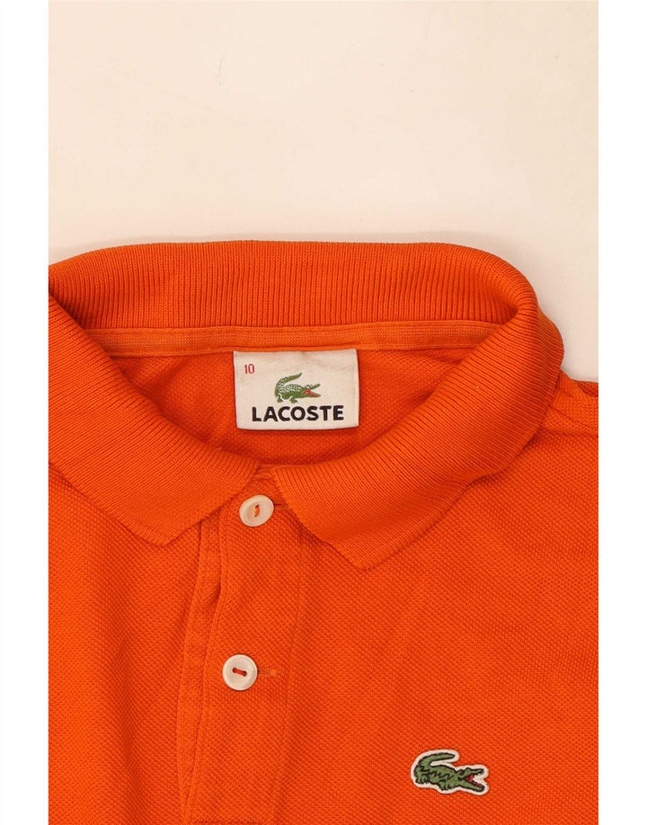 Lacoste Boys Polo Shirt 9-10 år Orange
