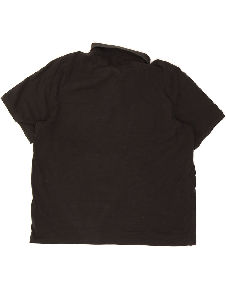 PUMA Mens Polo Shirt XL Black Vintage Puma and Second-Hand Puma from Messina Hembry 