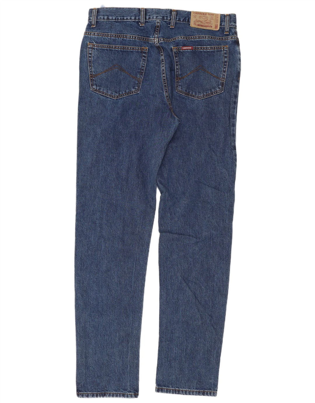 Carrera Mens 700 Regular Fit Straight Jeans W36 L33 Blå Bomuld