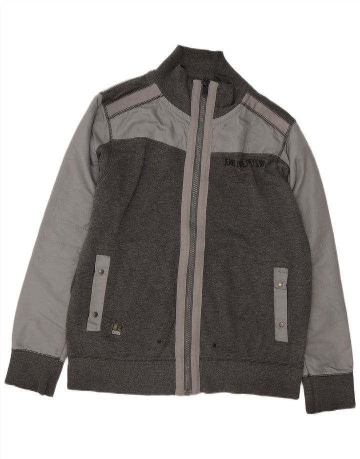 Jack & Jones Herre grafisk træningsdragt Topjakke XL Grå Colourblock Bomuld