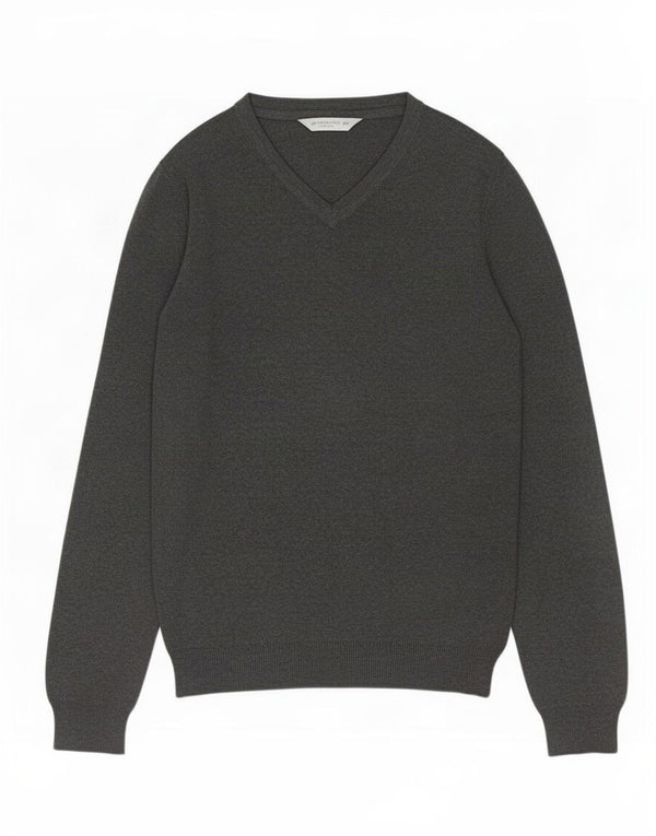 John Lewis Boys V-hals sweater 11-12 år Grå bomuld