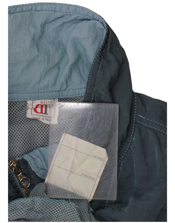 BELFE Træningsdragt til mænd Topjakke UK 38 Medium Blue Colourblock Polyamid