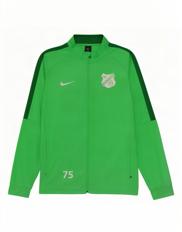 Nike Herre Dri Fit Grafisk træningsdragt Topjakke Stor Grøn Colourblock