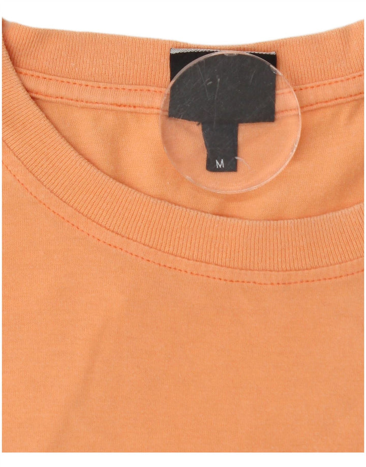 TRUSSARDI Herre T-Shirt Top Medium Orange Colourblock