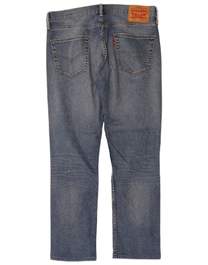 Levi's Herre 511 Slim Jeans W34 L29 Blå