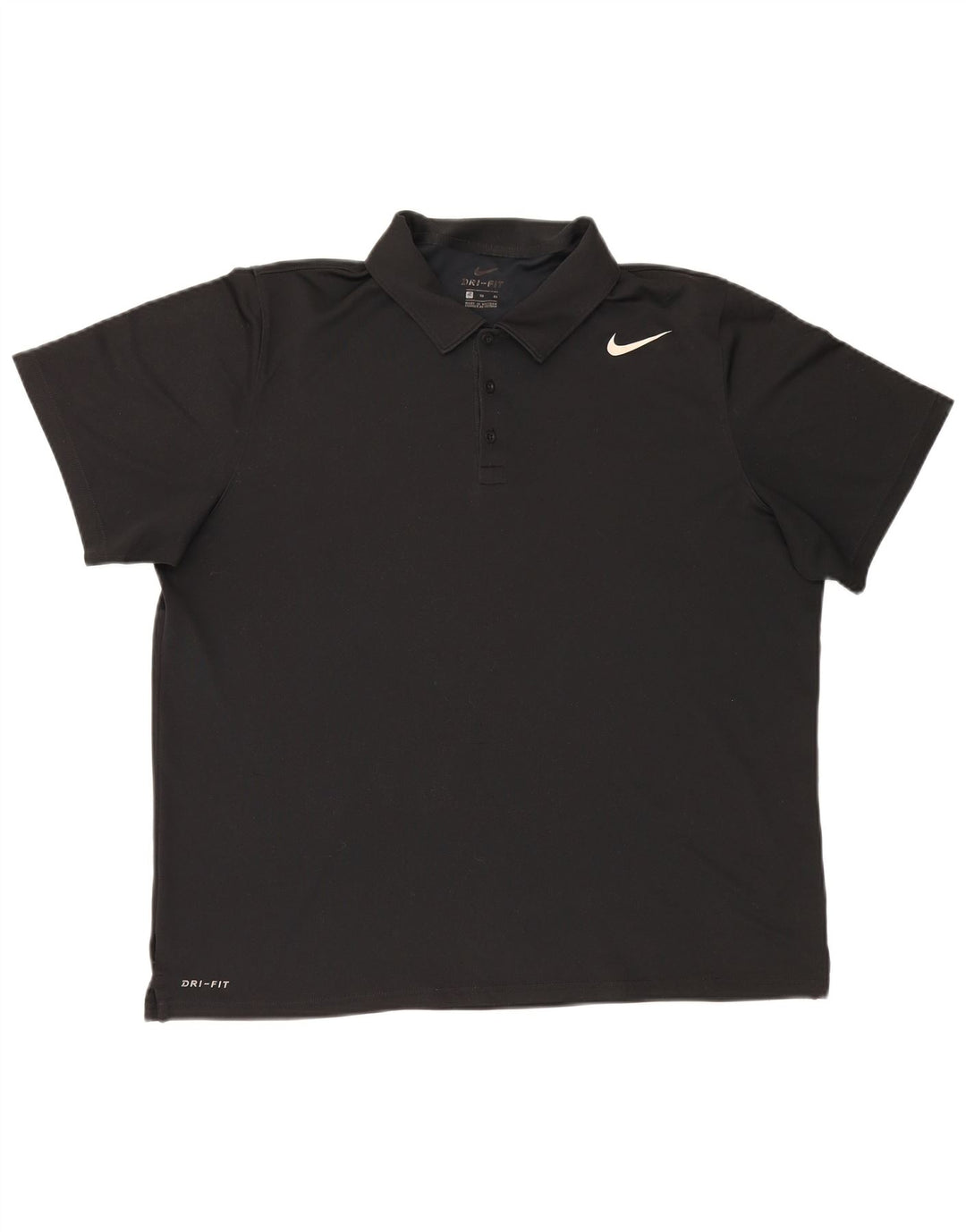 Nike Herre Dri Fit Polo Shirt XL Sort Polyester