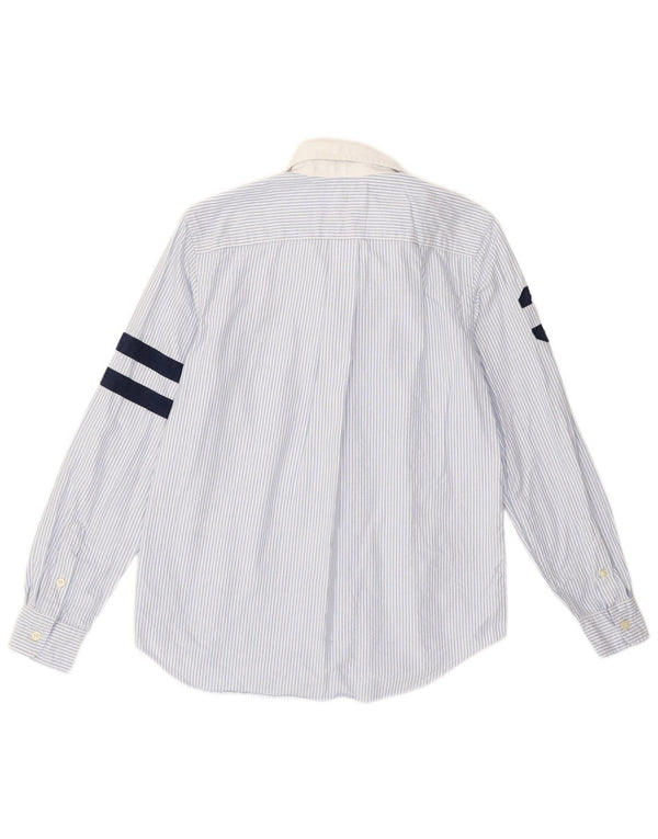 Ralph Lauren drenge grafisk skjorte 14-15 år stor blå nålestribet bomuld