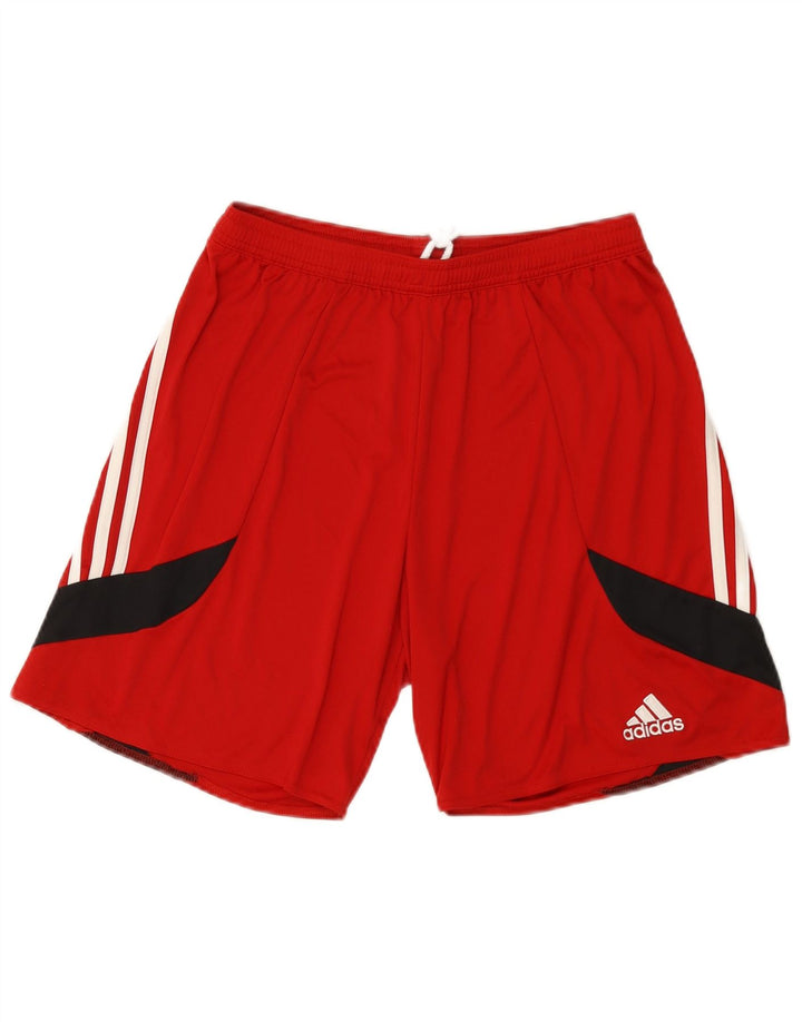 Adidas Herre Climalite Sportshorts Medium Rød Colourblock Polyester