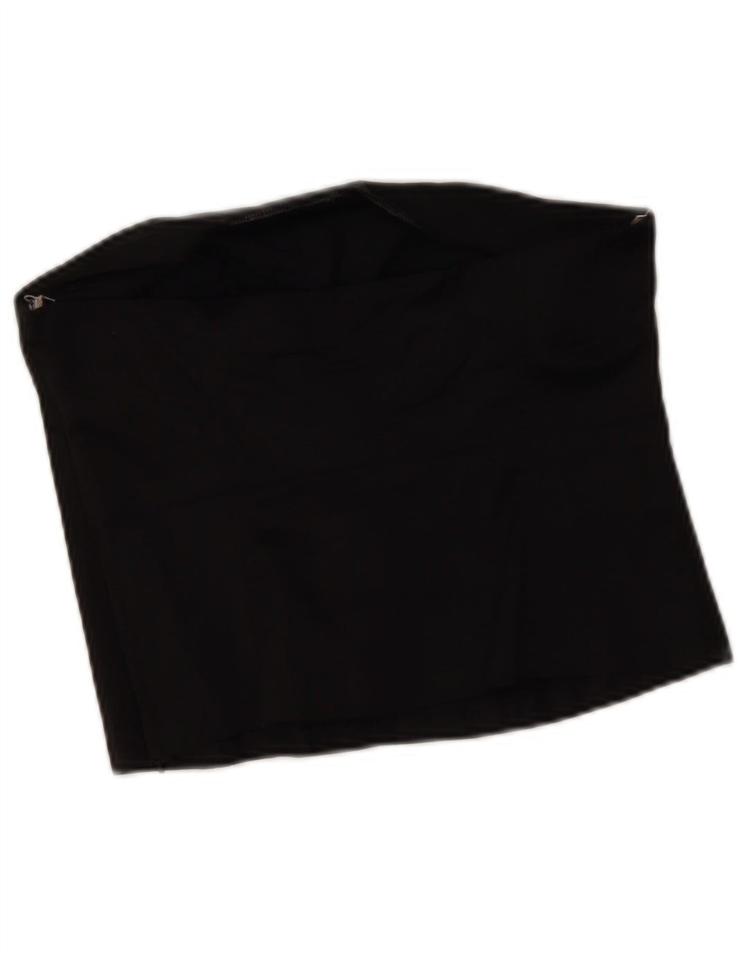 Oasis Womens Crop stropløs top UK 12 medium sort bomuld