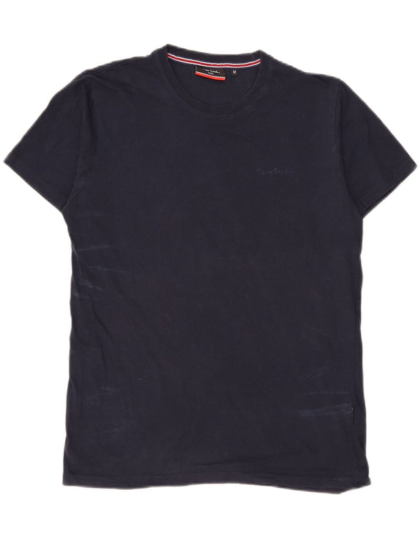 Pierre Cardin Herre T-shirt Top Medium Marineblå Bomuld