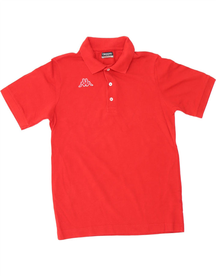 KAPPA Mens Polo Shirt Small Red Cotton Vintage Kappa and Second-Hand Kappa from Messina Hembry 