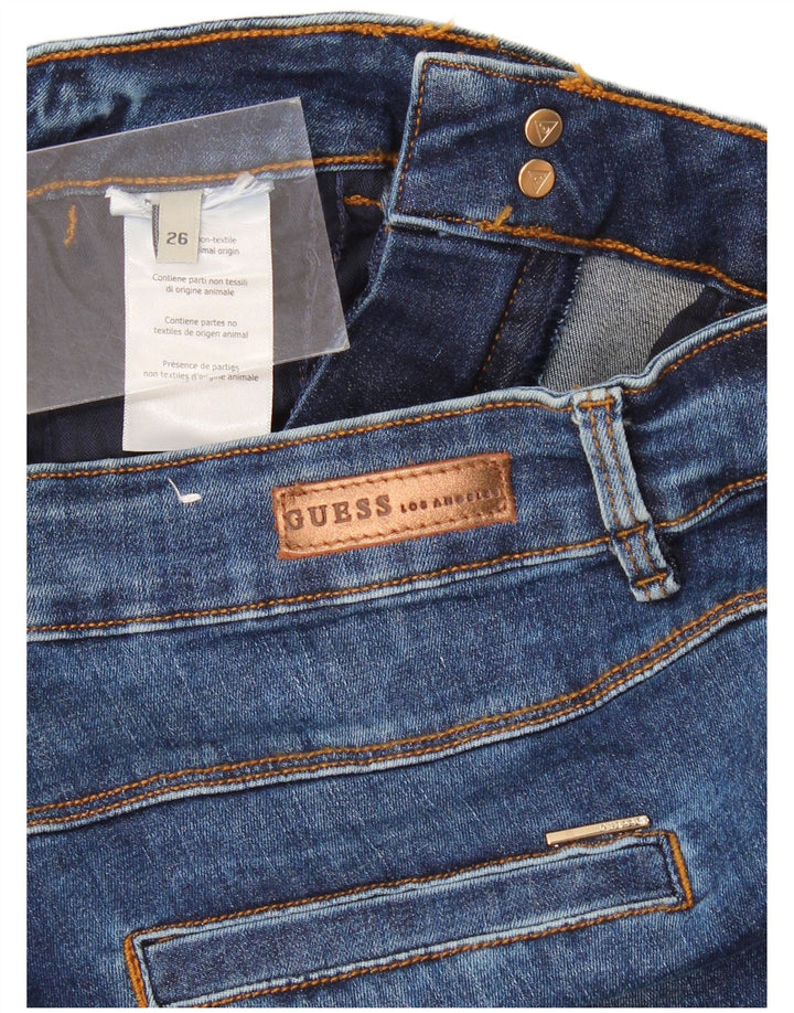 Guess Dame Jade Bootcut Jeans W26 L31 Blå