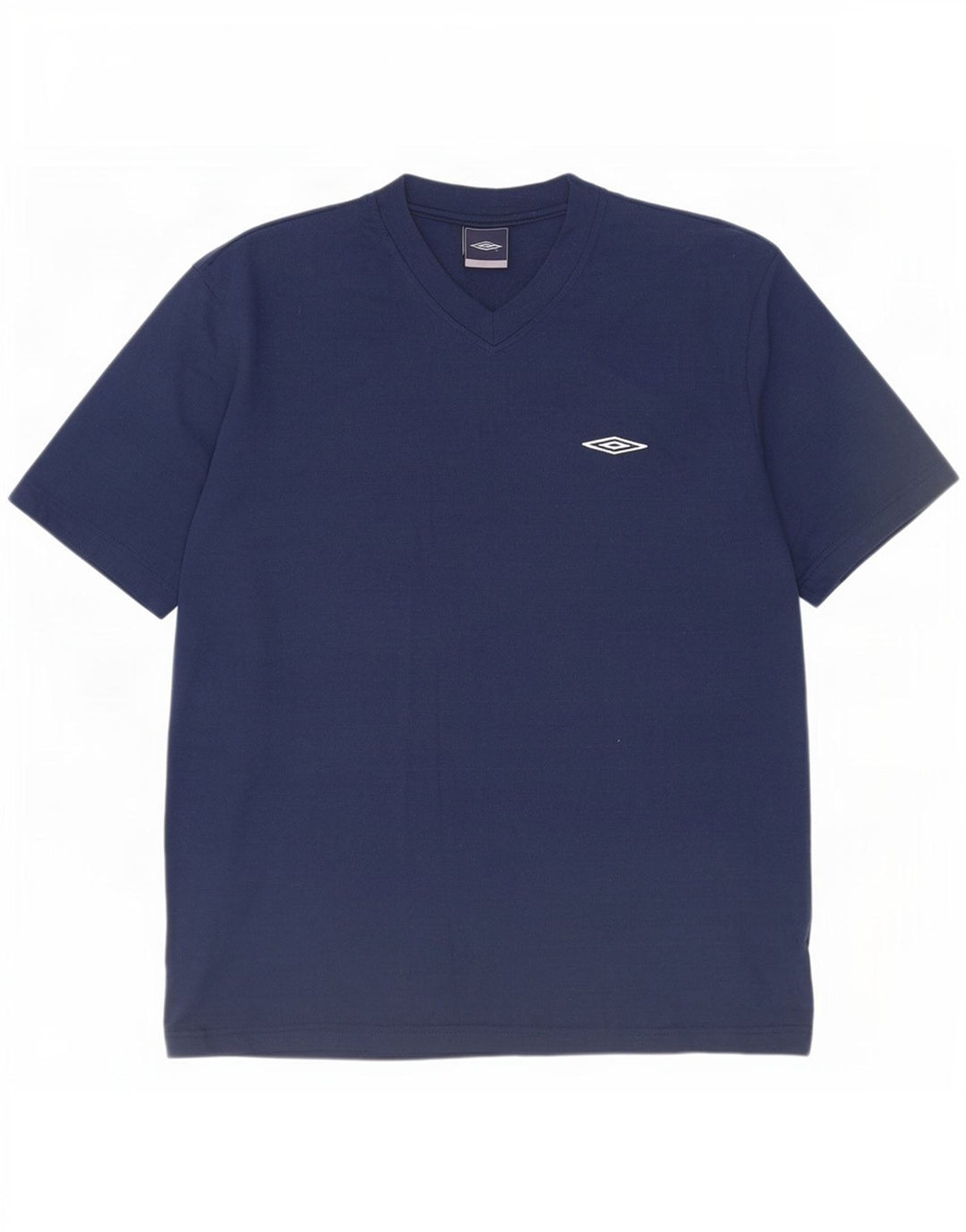 Umbro Herre T-Shirt Top 2XL Navy Blue Polyester