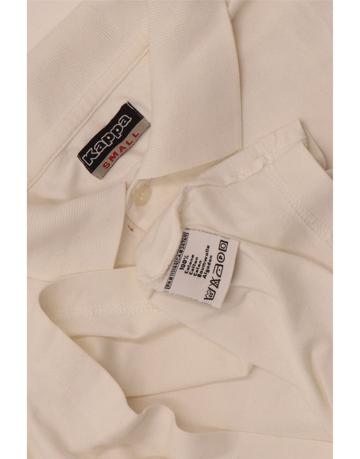 Kappa herre poloshirt lille hvid bomuld