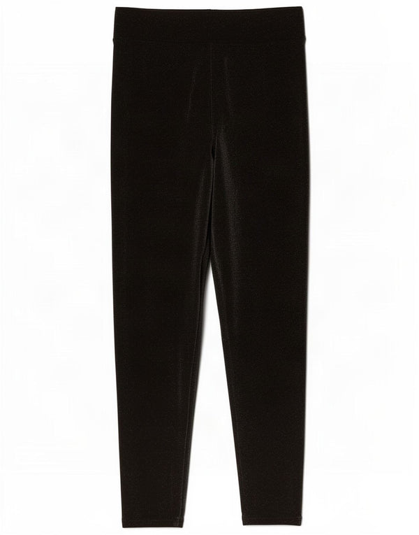 Marks & Spencer Womens Leggings UK 14 Medium Black Flecked Polyamide
