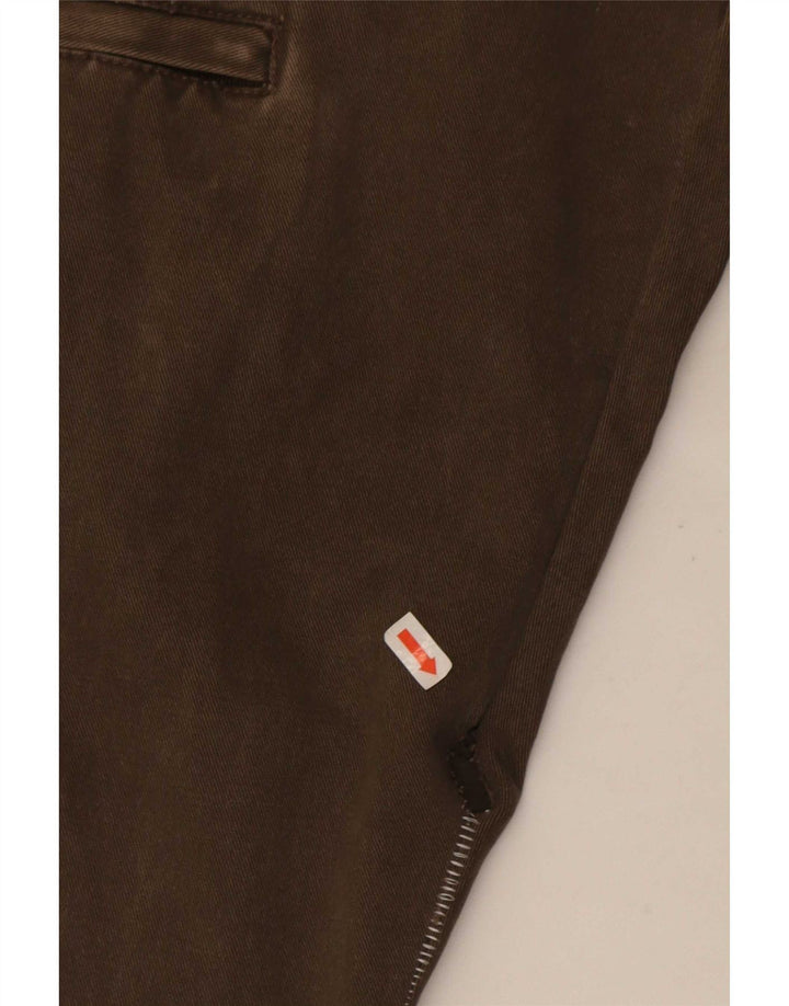 Bromfield Herre Straight Cargo Bukser IT 48 Medium W30 L27 Brun Bomuld