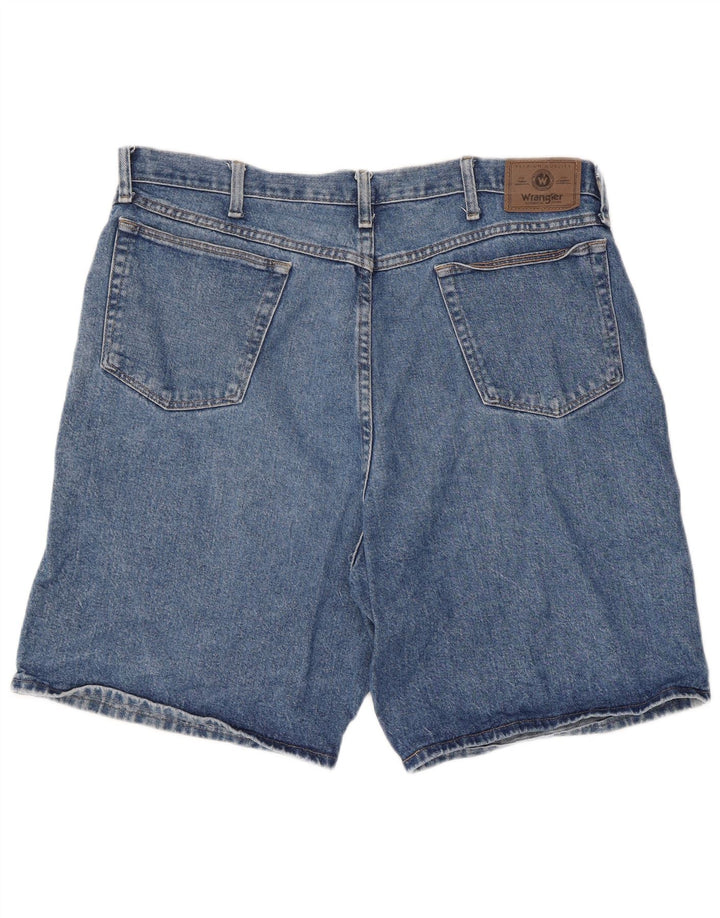 WRANGLER Denimshorts til mænd W38 XL Blå Bomuld