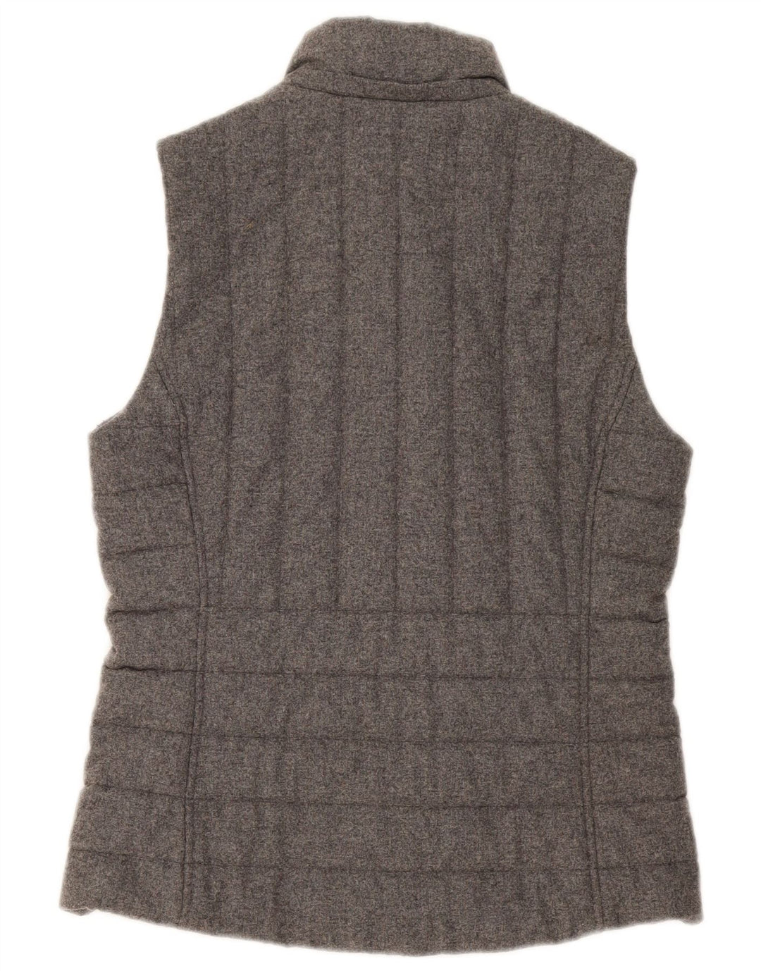 Tommy Hilfiger Dame Polstret Gilet UK 14 Medium Grey Uld