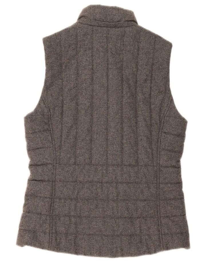 Tommy Hilfiger Dame Polstret Gilet UK 14 Medium Grey Uld