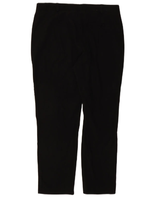 Marks & Spencer Dame Crop Suit Bukser UK 12 Medium W30 L25 Black
