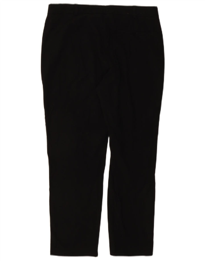 Marks & Spencer Dame Crop Suit Bukser UK 12 Medium W30 L25 Black