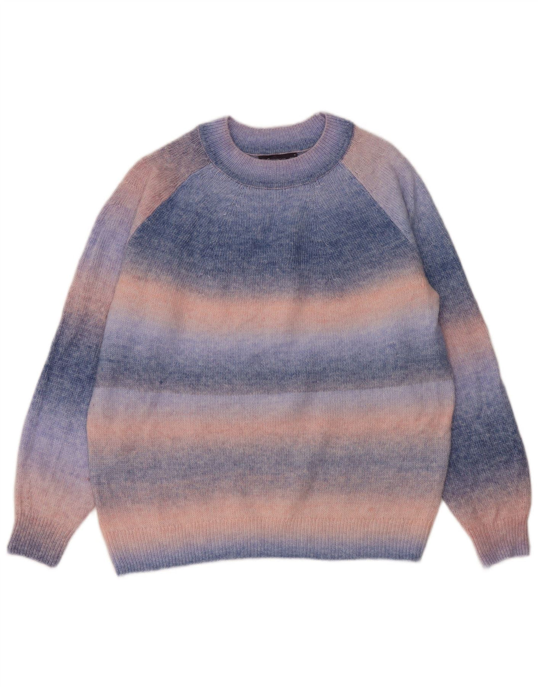 Marks & Spencer Dame sweater med rund hals DK 14 Mellem blå stribet