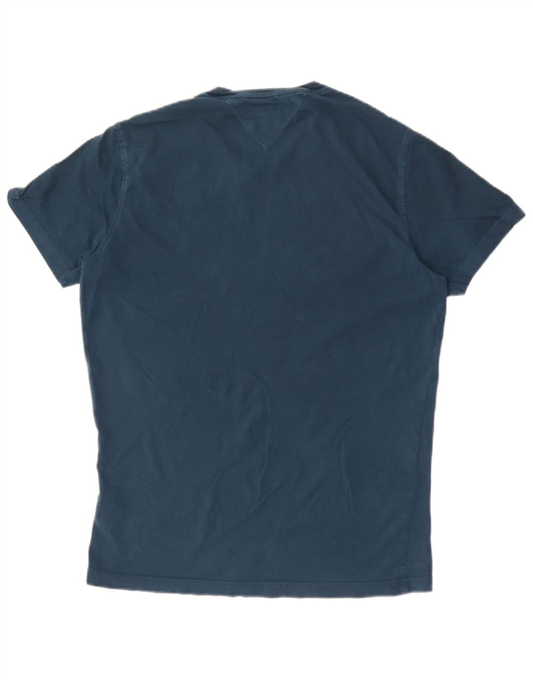Tommy Hilfiger Herre T-Shirt Top Medium Marineblå Bomuld