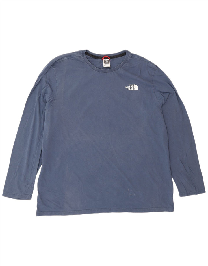 The North Face Herre Top Langærmet XL Marineblå Bomuld