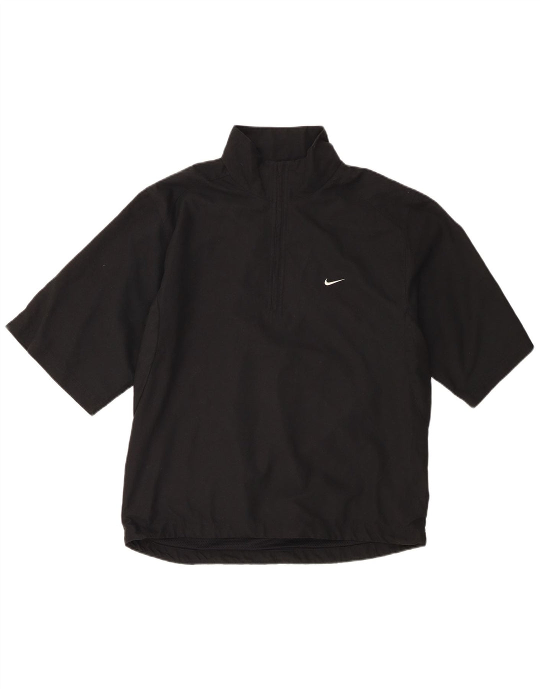 Nike Kortærmet Pullover til mænd Træningsdragt Topjakke UK 39/41 Medium Sort