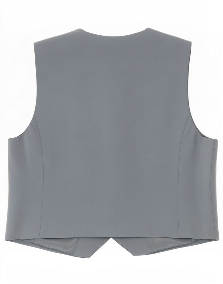 Zara Damevest UK 12 Medium Grey Polyester