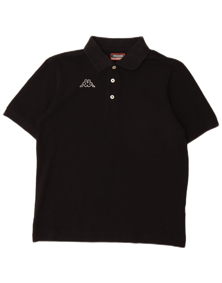 KAPPA Poloshirt til mænd Medium Sort bomuld