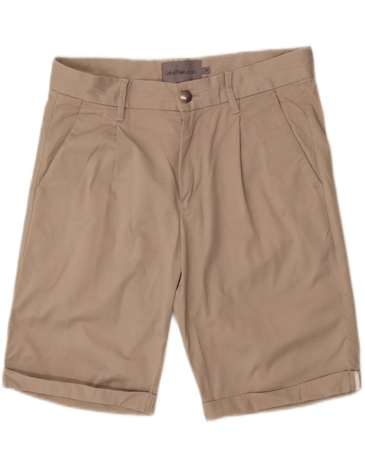 Calvin Klein Herre Pegged Chino Shorts W30 Medium Beige