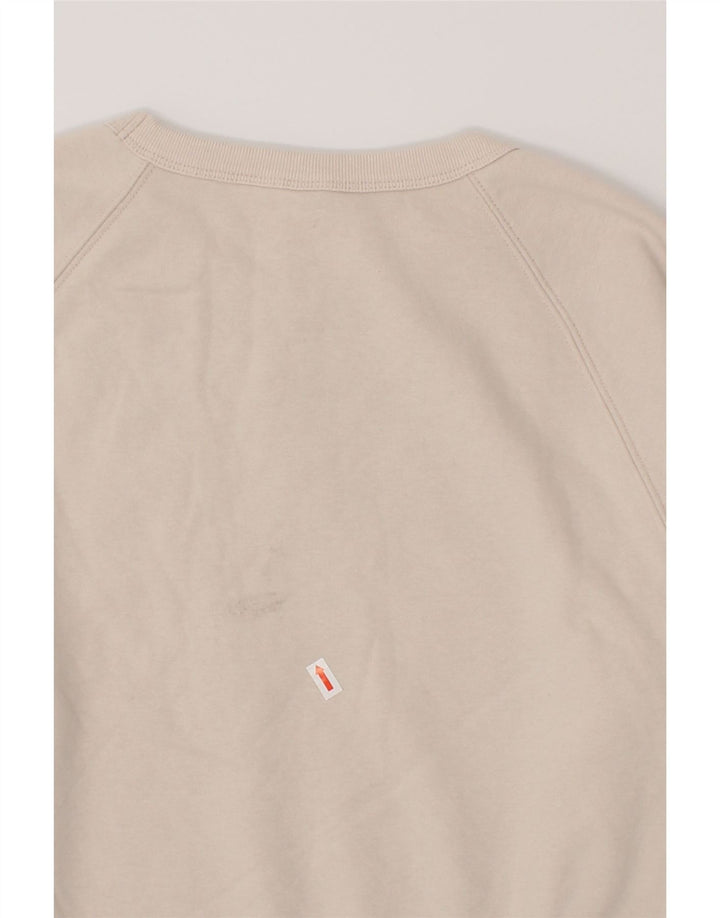 GAP Womens Oversized Graphic Sweatshirt Jumper UK 10 Small Beige Cotton Vintage Gap and Second-Hand Gap from Messina Hembry 