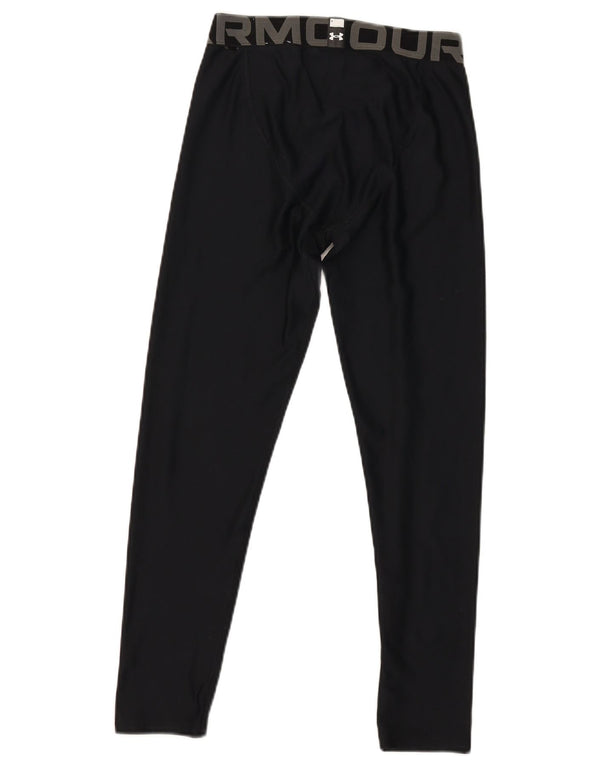 Under Armour Boys Heat Gear Grafiske Leggings 11-12 år Large Sort