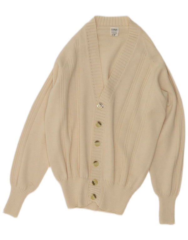 Wubken Dame Cardigan Sweater EU 48 2XL Off White Polyacryl