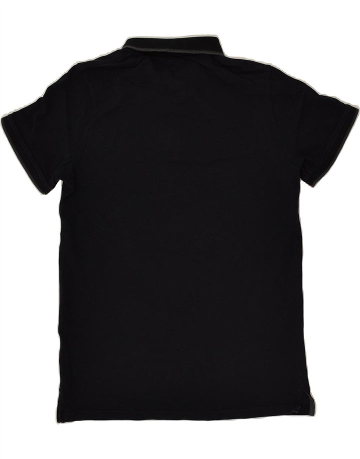 MOUNTAIN WAREHOUSE Herre poloshirt Lille sort bomuld
