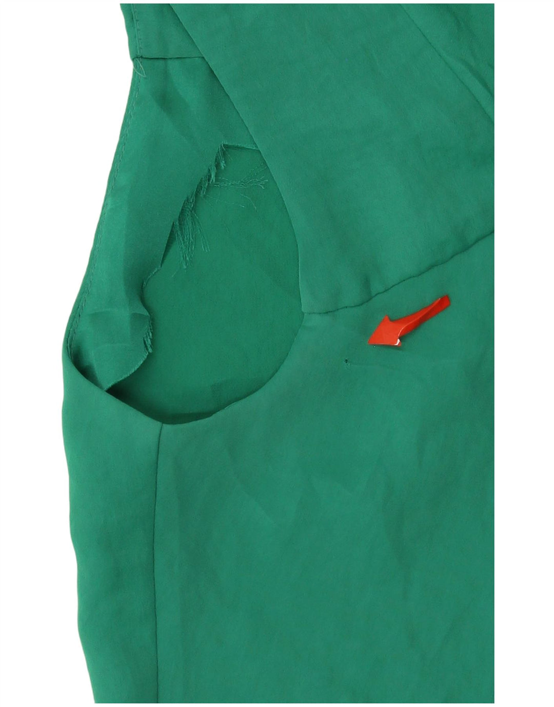 Zara Dame Ærmeløs Shift Dress UK 14 Medium Green