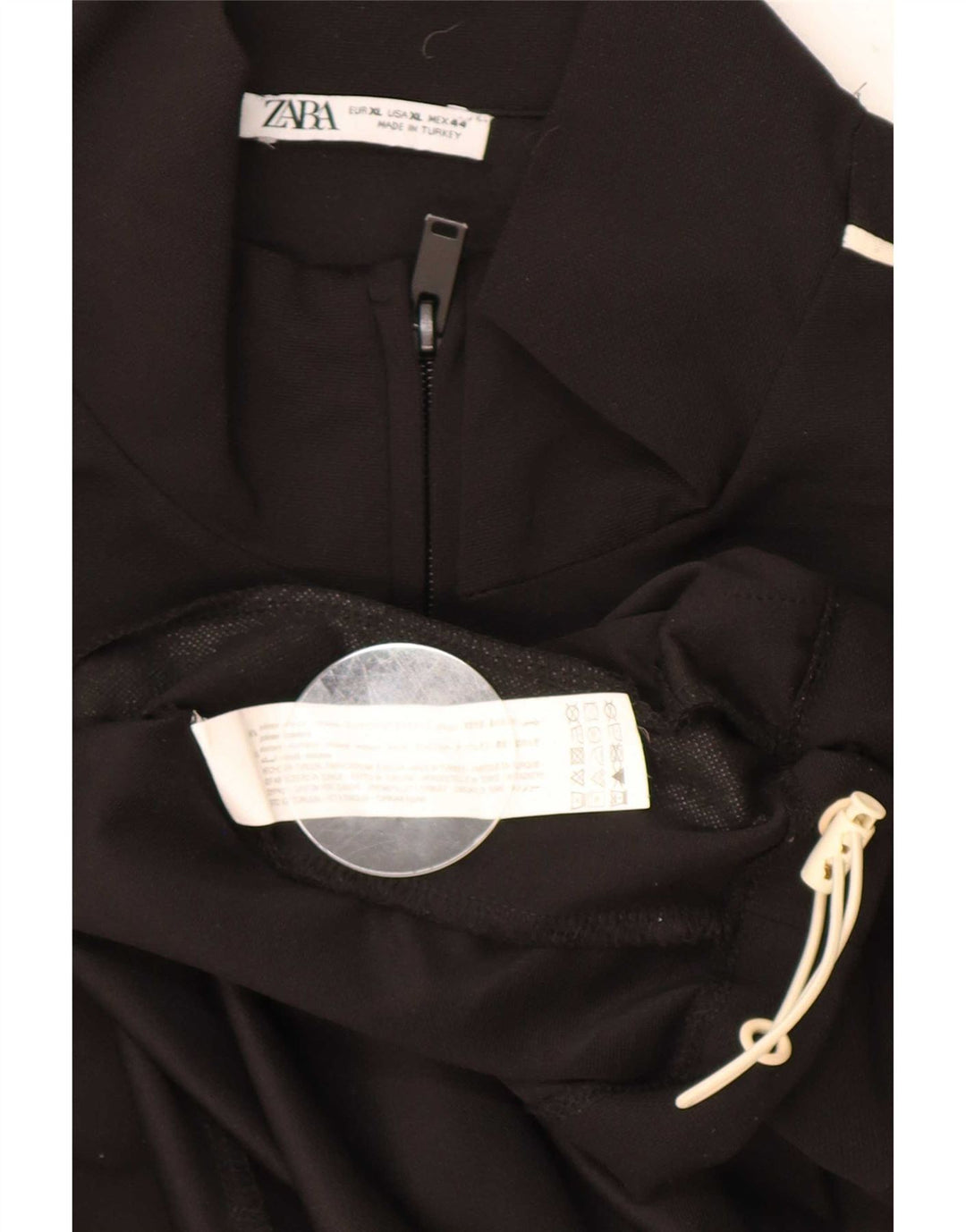 Zara Træningsdragt til mænd Topjakke XL Sort Polyester