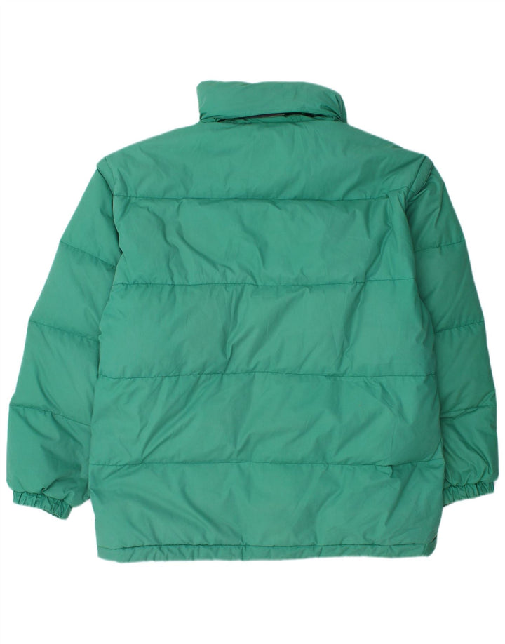 Ciesse Piumini Herre Hætte Vatteret Jakke IT 52 Stor Grøn Polyester Moderne