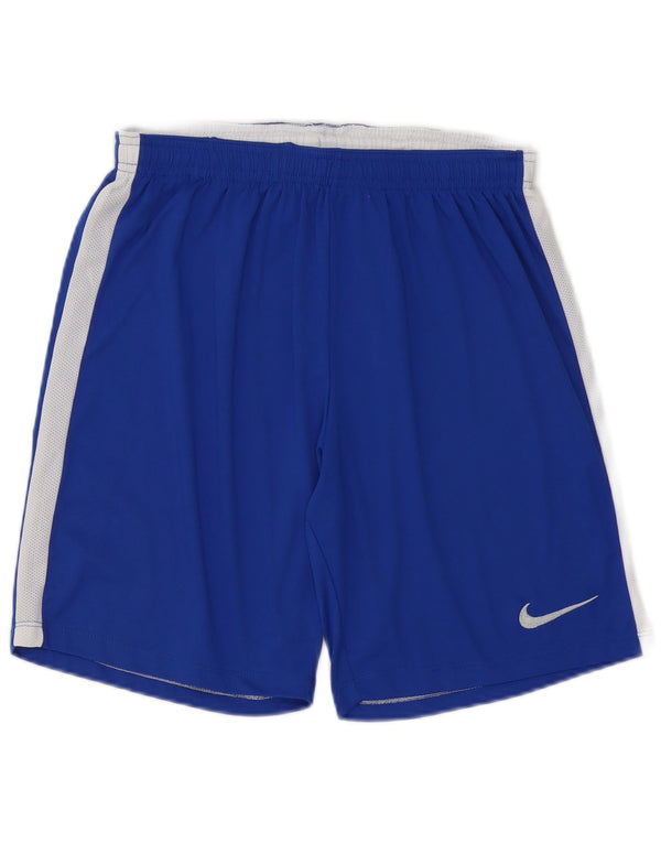 Nike Herre Dri Fit sportsshorts Medium Blue Colourblock Polyester