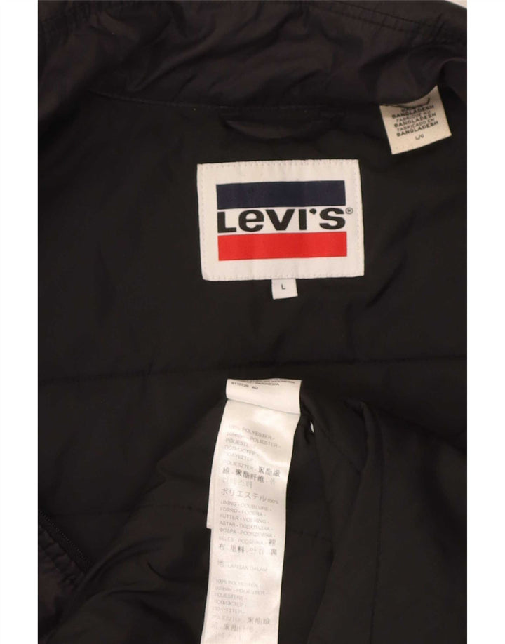 Levi's Polstret herrejakke UK 40 Stor sort polyester