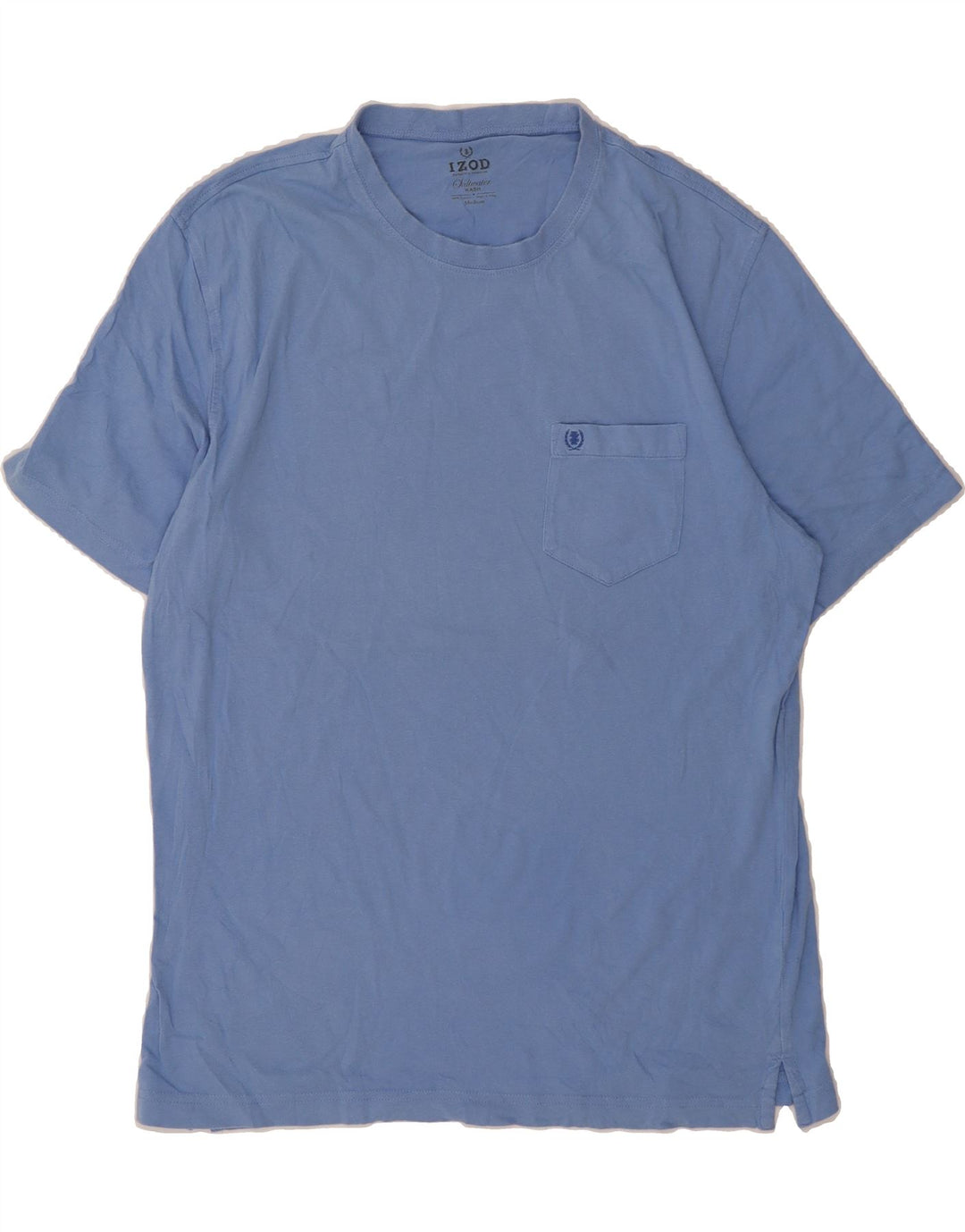 IZOD Mens T-Shirt Top Medium Blue Cotton Vintage Izod and Second-Hand Izod from Messina Hembry 