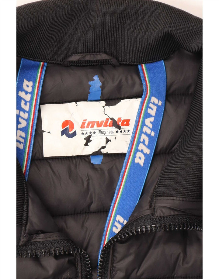 Invicta Polstret Herrejakke UK 40 Stor Sort Polyamid