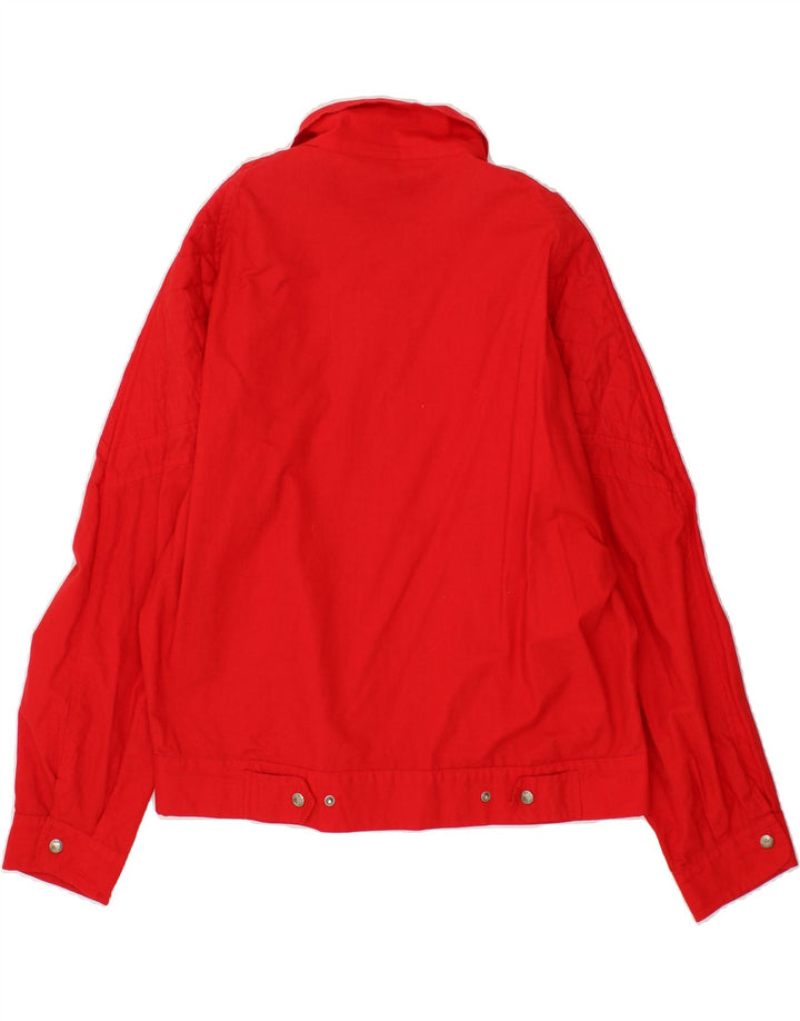 WAMPUM Mens Bomber Jacket UK 38 Medium Red Vintage Wampum and Second-Hand Wampum from Messina Hembry 